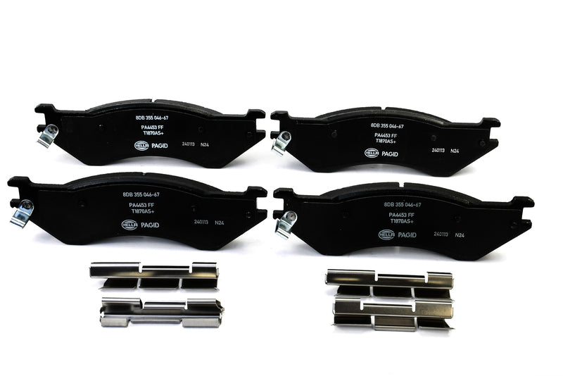 HELLA Brakes Ceramic & Semi-Metallic Disc Brake Pad Set - 355046671