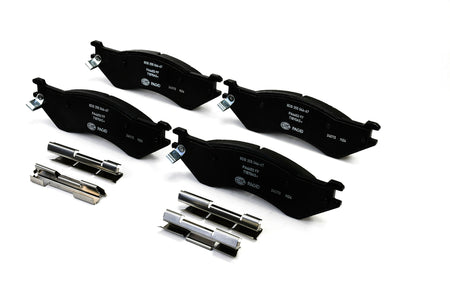 HELLA Brakes Ceramic & Semi-Metallic Disc Brake Pad Set - 355046671