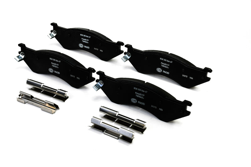 HELLA Brakes Ceramic & Semi-Metallic Disc Brake Pad Set - 355046671
