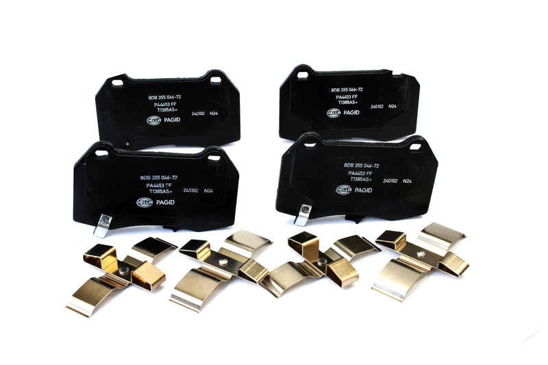 HELLA Brakes Ceramic & Semi-Metallic Disc Brake Pad Set - 355046721