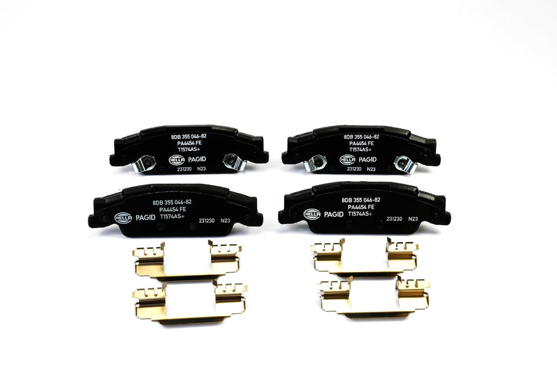 HELLA Brakes Ceramic & Semi-Metallic Disc Brake Pad Set - 355046821