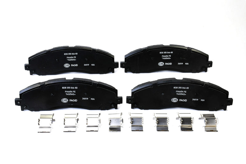 HELLA Brakes Ceramic & Semi-Metallic Disc Brake Pad Set - 355046831
