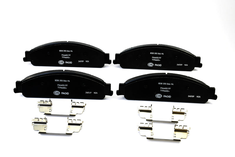 HELLA Brakes Ceramic & Semi-Metallic Disc Brake Pad Set - 355046941