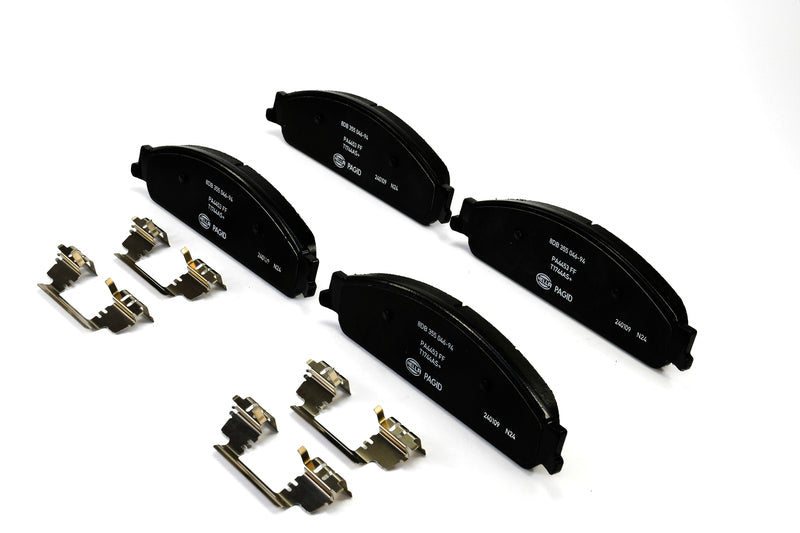 HELLA Brakes Ceramic & Semi-Metallic Disc Brake Pad Set - 355046941