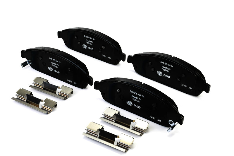 HELLA Brakes Ceramic & Semi-Metallic Disc Brake Pad Set - 355046961