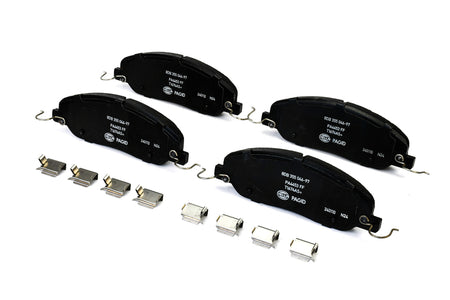 HELLA Brakes Ceramic & Semi-Metallic Disc Brake Pad Set - 355046971