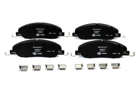 HELLA Brakes Ceramic & Semi-Metallic Disc Brake Pad Set - 355046971