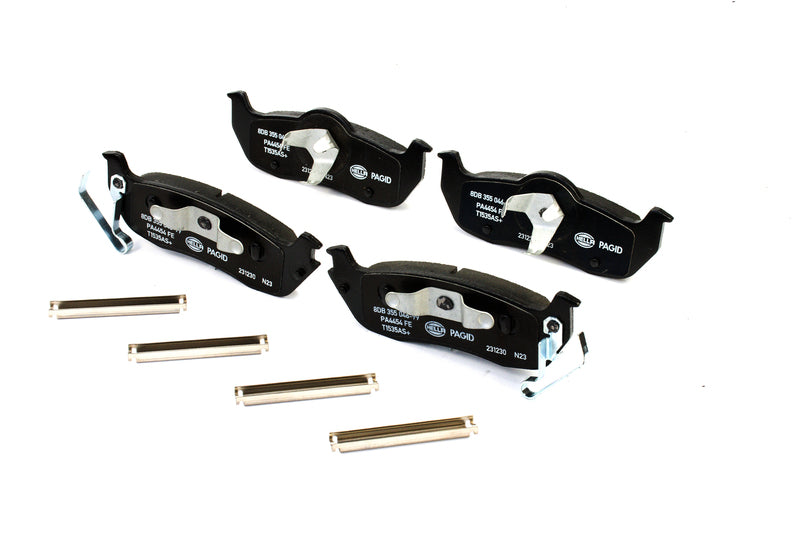 HELLA Brakes Ceramic & Semi-Metallic Disc Brake Pad Set - 355046991