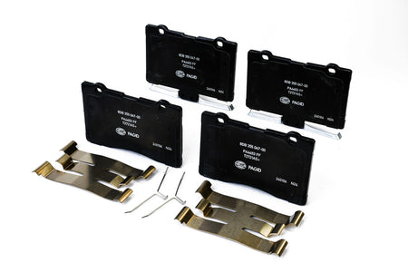 HELLA Brakes Ceramic & Semi-Metallic Disc Brake Pad Set - 355047001
