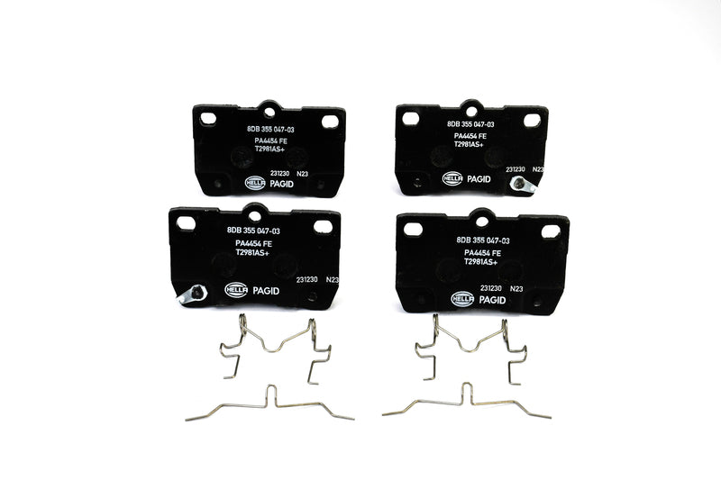 HELLA Brakes Ceramic & Semi-Metallic Disc Brake Pad Set - 355047031
