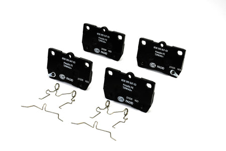 HELLA Brakes Ceramic & Semi-Metallic Disc Brake Pad Set - 355047031
