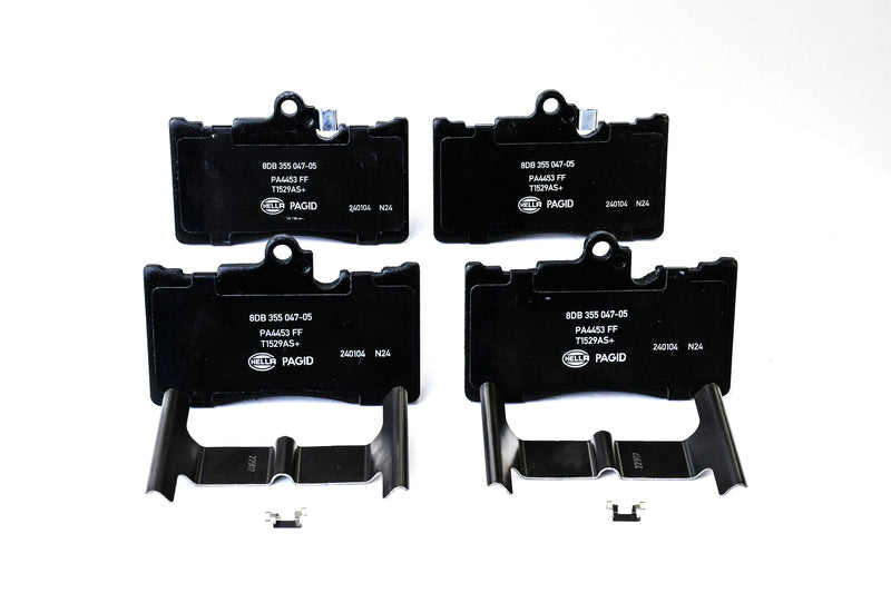 HELLA Brakes Ceramic & Semi-Metallic Disc Brake Pad Set - 355047051