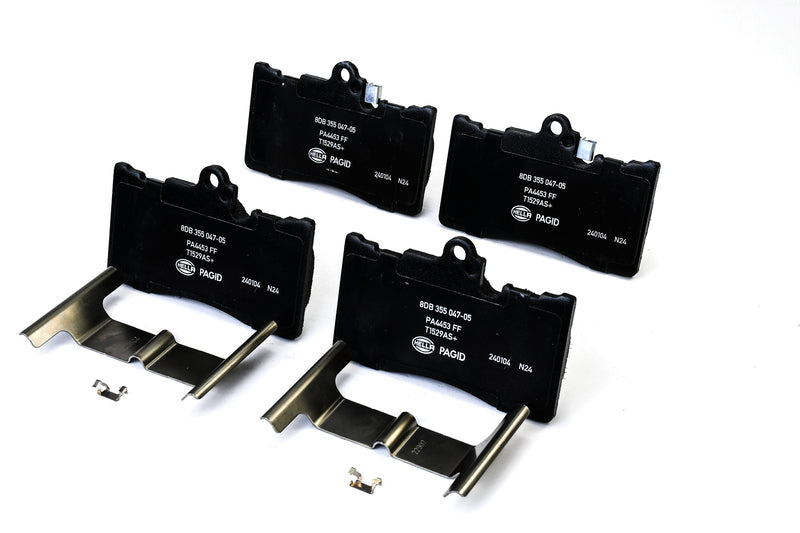 HELLA Brakes Ceramic & Semi-Metallic Disc Brake Pad Set - 355047051