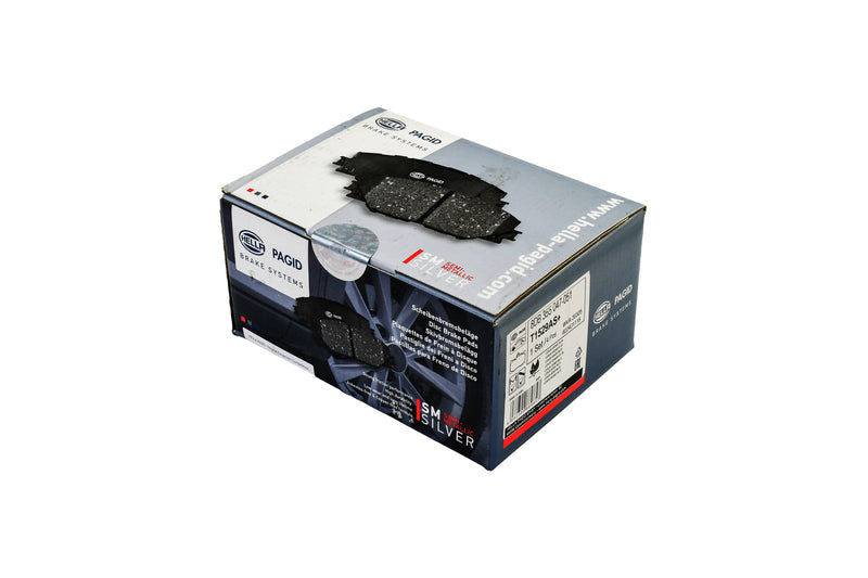 HELLA Brakes Ceramic & Semi-Metallic Disc Brake Pad Set - 355047051
