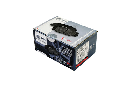 HELLA Brakes Ceramic & Semi-Metallic Disc Brake Pad Set - 355047051