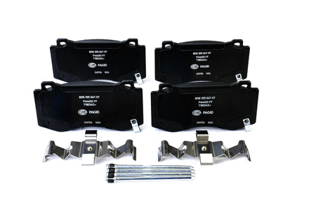 HELLA Brakes Ceramic & Semi-Metallic Disc Brake Pad Set - 355047071