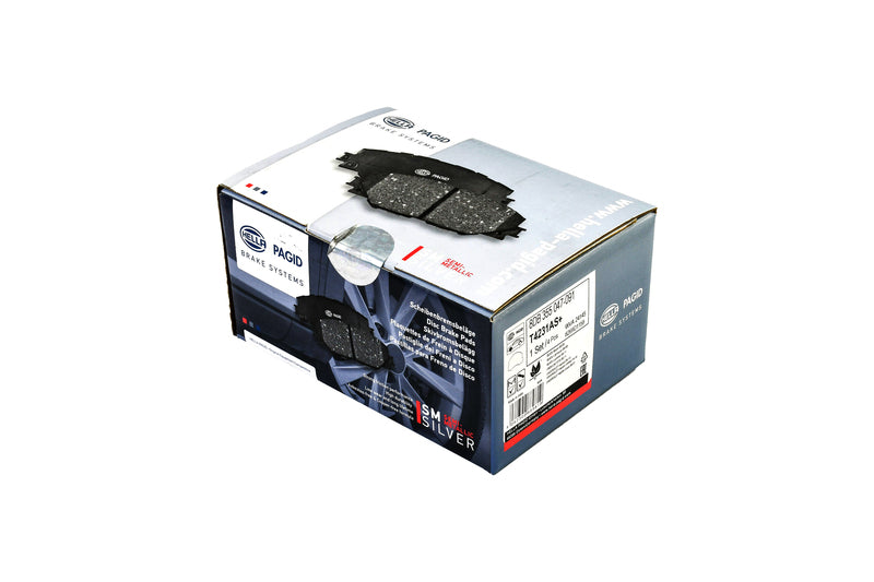 HELLA Brakes Ceramic & Semi-Metallic Disc Brake Pad Set - 355047091