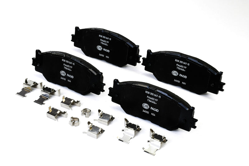 HELLA Brakes Ceramic & Semi-Metallic Disc Brake Pad Set - 355047151