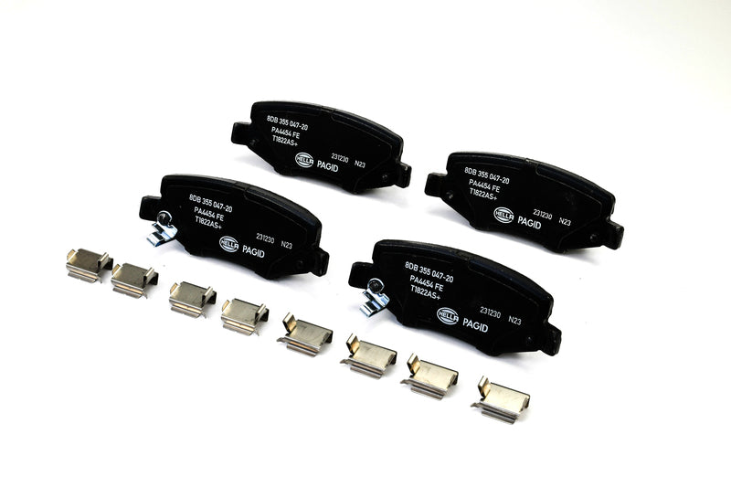 HELLA Brakes Ceramic & Semi-Metallic Disc Brake Pad Set - 355047201
