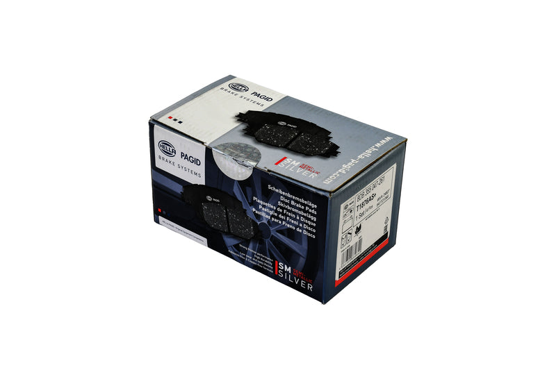 HELLA Brakes Ceramic & Semi-Metallic Disc Brake Pad Set - 355047261