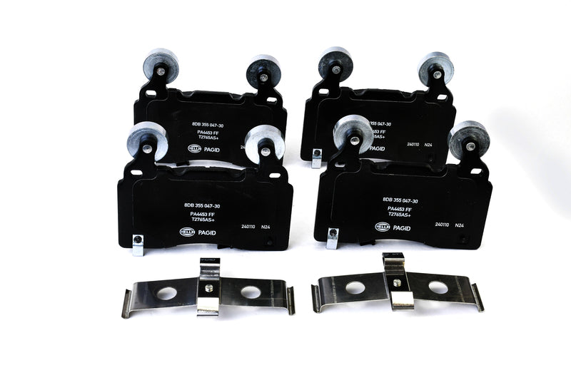HELLA Brakes Ceramic & Semi-Metallic Disc Brake Pad Set - 355047301