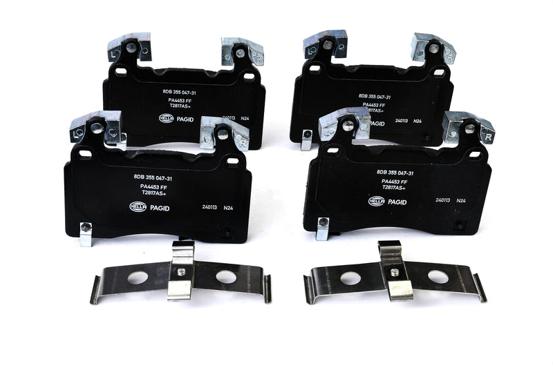 HELLA Brakes Ceramic & Semi-Metallic Disc Brake Pad Set - 355047311