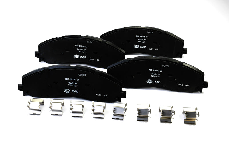 HELLA Brakes Ceramic & Semi-Metallic Disc Brake Pad Set - 355047371