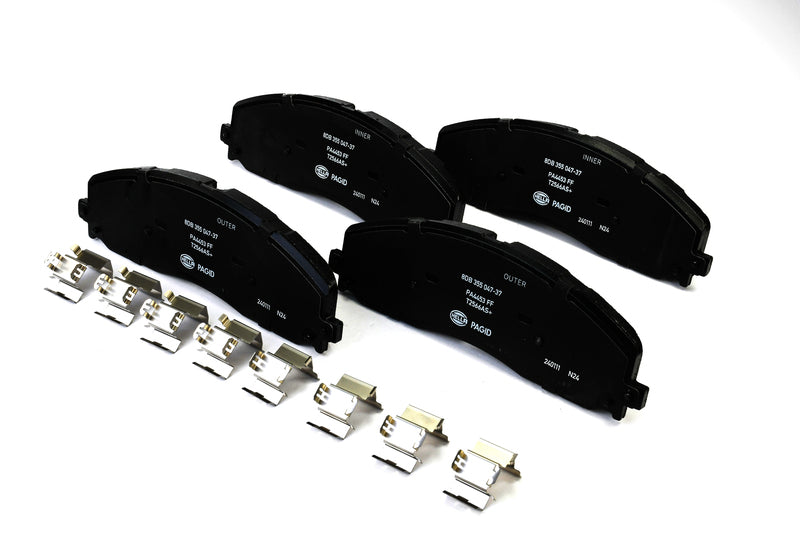 HELLA Brakes Ceramic & Semi-Metallic Disc Brake Pad Set - 355047371
