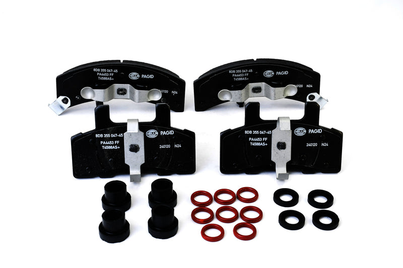 HELLA Brakes Ceramic & Semi-Metallic Disc Brake Pad Set - 355047451