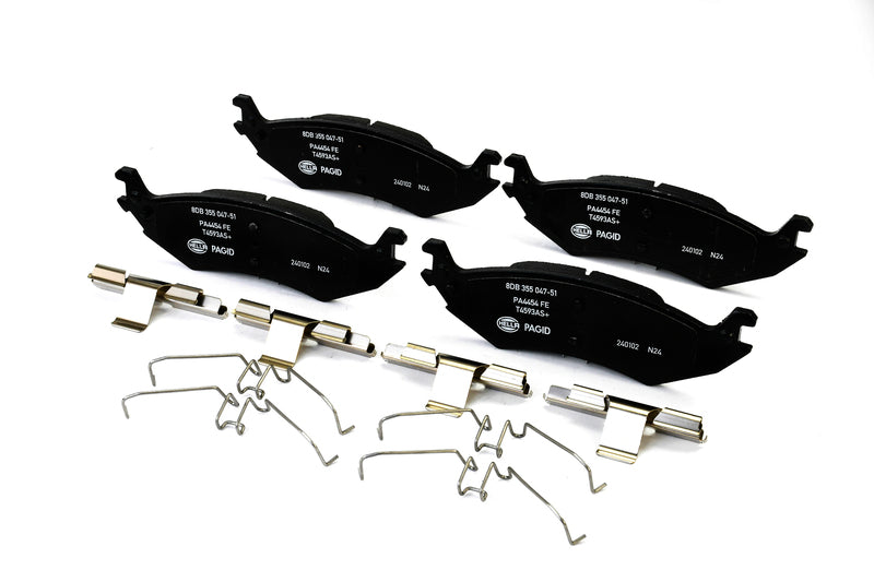 HELLA Brakes Ceramic & Semi-Metallic Disc Brake Pad Set - 355047511