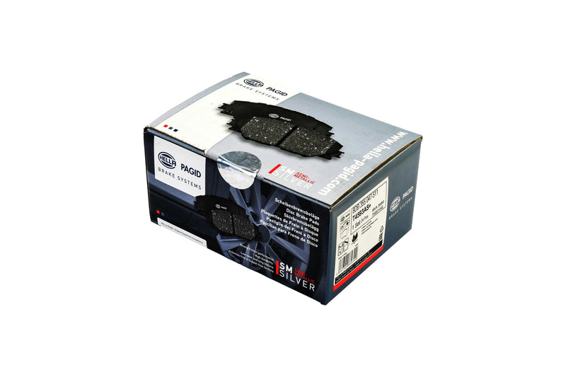 HELLA Brakes Ceramic & Semi-Metallic Disc Brake Pad Set - 355047511