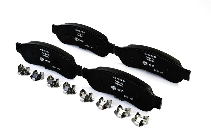 HELLA Brakes Ceramic & Semi-Metallic Disc Brake Pad Set - 355047521