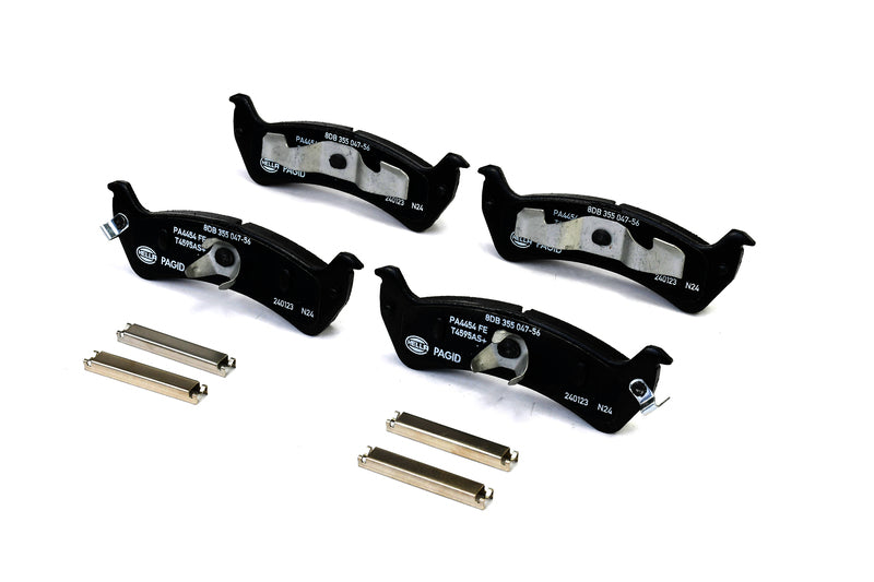 HELLA Brakes Ceramic & Semi-Metallic Disc Brake Pad Set - 355047561