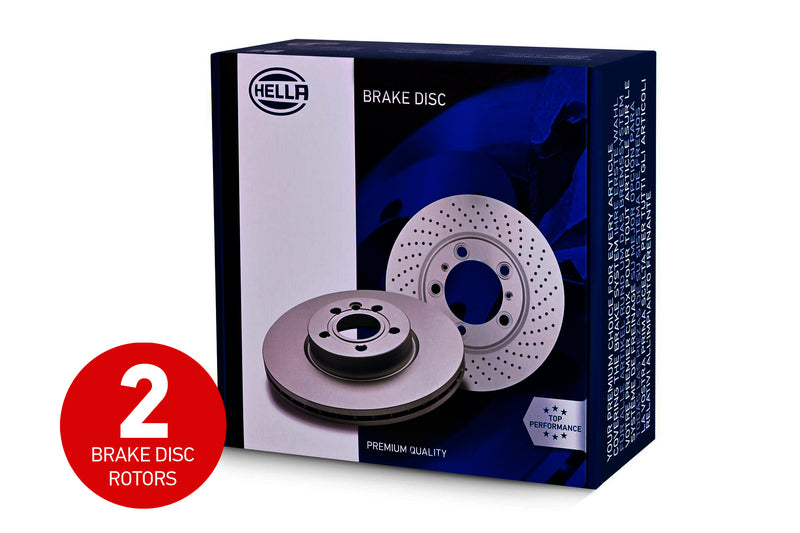 HELLA Brakes DISC BRAKE ROTOR - 355106491
