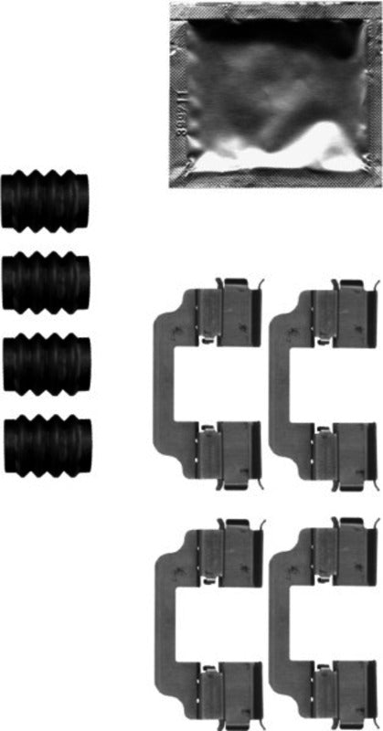 HELLA Brakes BRK DISC HARDW KIT - 355205321