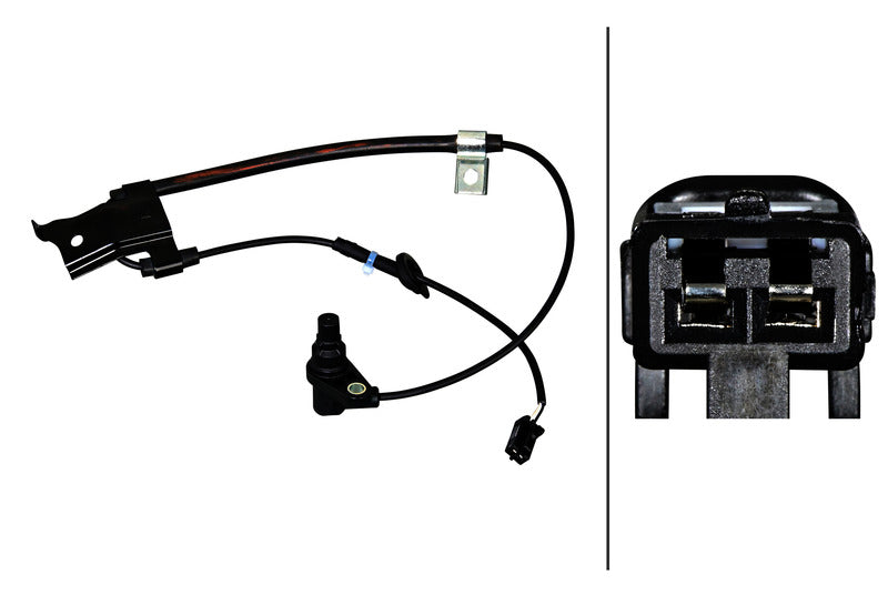 HELLA ABS Wheel Speed Sensor - 358217731