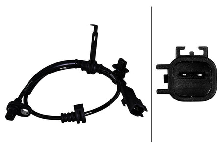 HELLA ABS Wheel Speed Sensor - 358218681