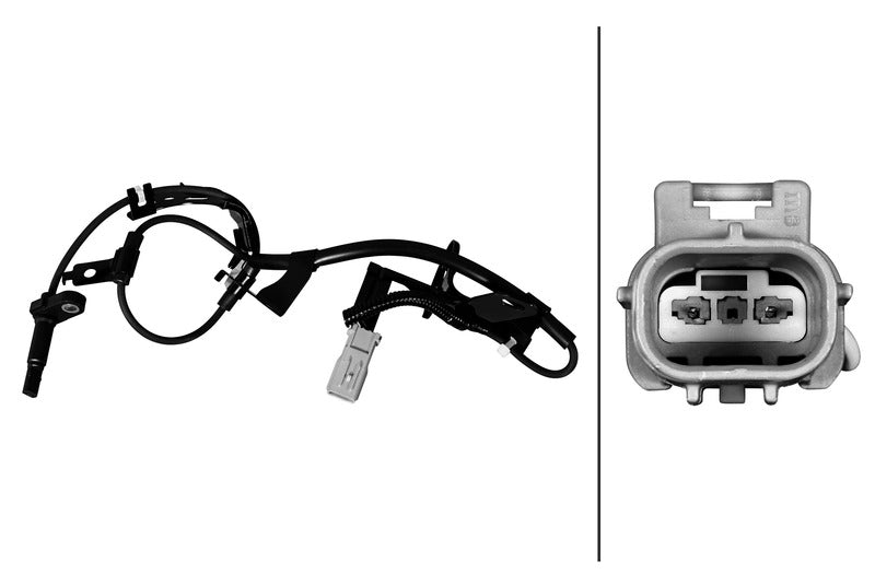 HELLA ABS Wheel Speed Sensor - 358218801