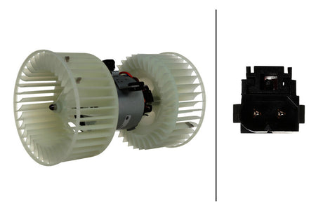 HELLA HVAC Blower Motor - 366400301
