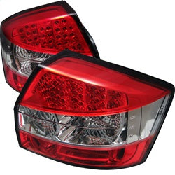 Spyder Auto 5000040 LED Tail Lights - Red Clear
