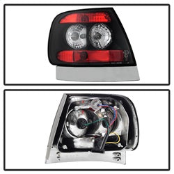 Spyder Auto 5000064 Euro Style Tail Lights - Black