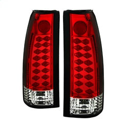 Spyder Auto 5001375 LED Tail Lights - Red Clear