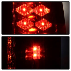Spyder Auto 5001375 LED Tail Lights - Red Clear