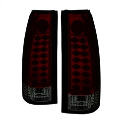 Spyder Auto 5001382 LED Tail Lights - Red Smoke