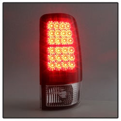 Spyder Auto 5001542 LED Tail Lights - Red Clear