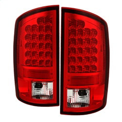 Spyder Auto 5002570 LED Tail Lights - Red Clear