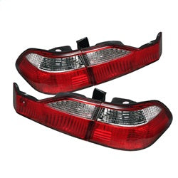 Spyder Auto 5004352 Euro Style Tail Lights - Red Clear