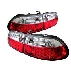 Spyder Auto 5004741 LED Tail Lights - Red Clear