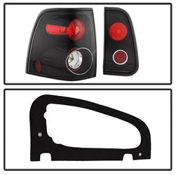 Spyder Auto 5005946 Euro Style Tail Lights - Black