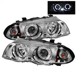 Spyder Auto 5008954 Projector Headlights 1PC - LED Halo - Amber Reflector - Chrome